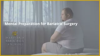 Mental Preparation for Bariatric Surgery - MdBariatrics