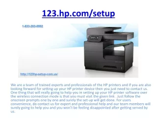 123 hp com setup