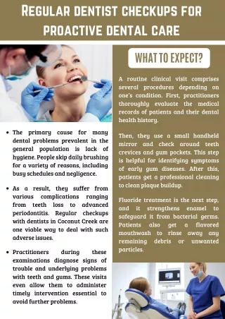 Regular Dentist Checkups for Proactive Dental Care