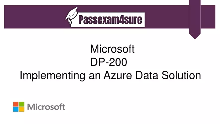 microsoft dp 200 implementing an azure data