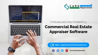 Streamlined and Powerful Commercial Real Estate Appraiser Software
