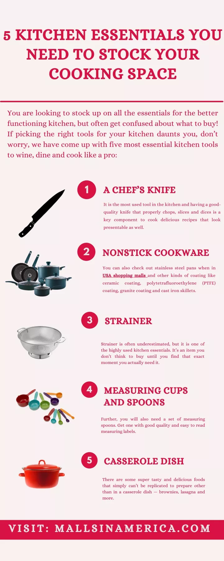 5 kitchen essentials you need to stock your