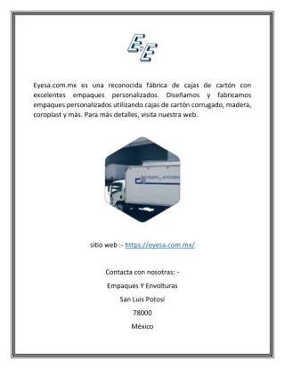 eyesa com mx es una reconocida f brica de cajas