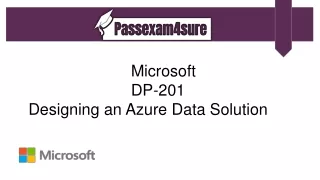microsoft dp 201 designing an azure data solution