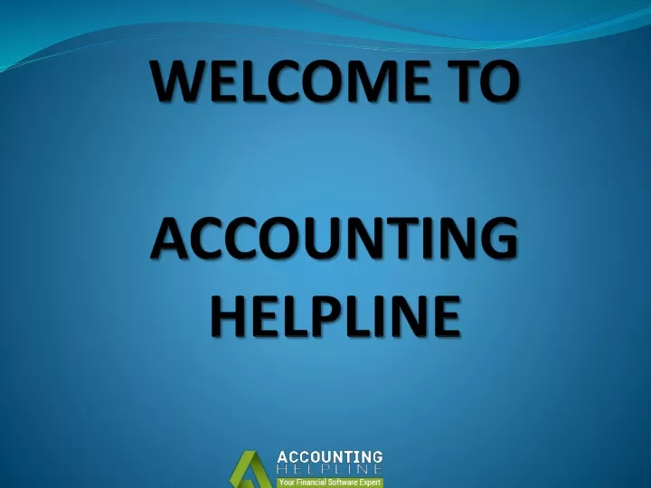 welcome to accounting helpline