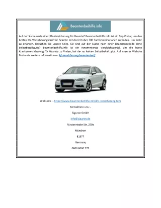auf der suche nach einer kfz versicherung