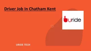 Driver Job In Chatham Kent