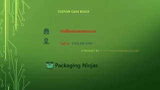 custom cake boxes