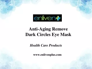 Order Anti-Aging Remove Dark Circles Eye Mask Online at Best Prices