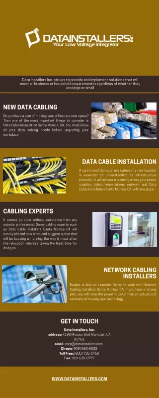 Data Cable Installation