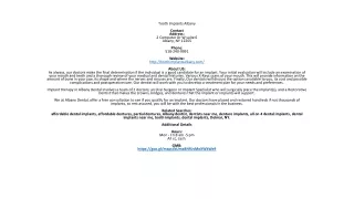 Tooth Implants Albany