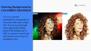 clearing background in usa orbit graphics