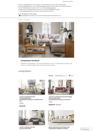 Buy Living room furniture online in NZ - Oak Furniture Store & Sofas