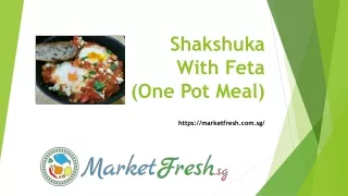 Shakshuka With Feta (One Pot Meal)
