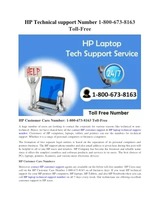 HP Technical support Number 1-converted (1)