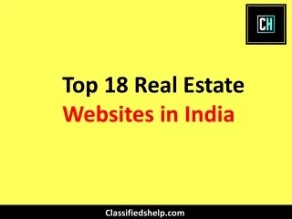 Top 18 Real Estate Websites in India 2021