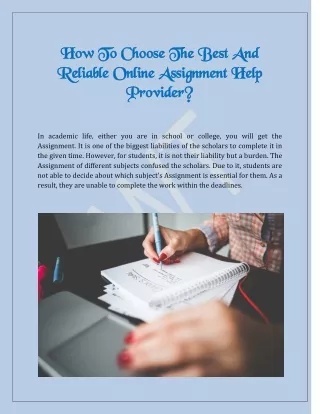 how how t to o c choose r reliable eliable