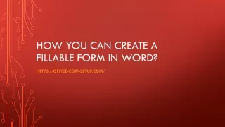 how you can create a fillable form in word