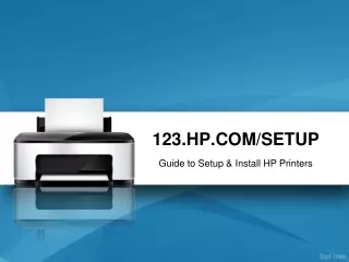123.hp.comsetup  HP printer setup in Windows & Mac