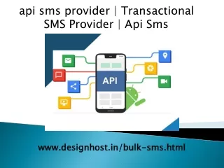api sms provider transactional sms provider