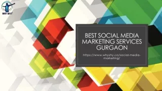 Best Social Media Marketing Services Gurgaon
