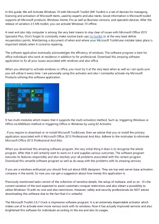 microsoft toolkit download