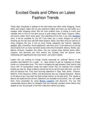 Excited Deals and Offers on Latest Fashion Trends-converted