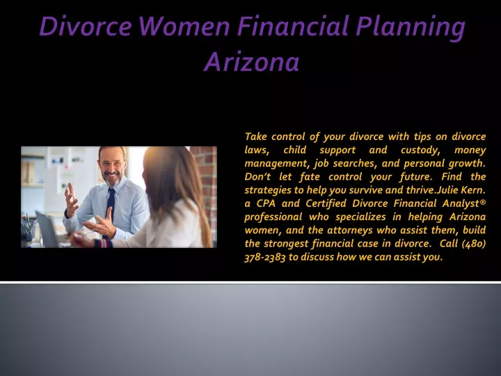 divorce women financial planning arizona