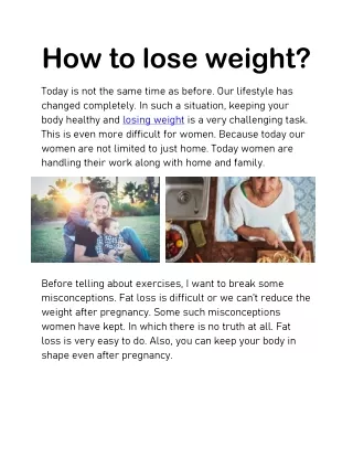 Best Weight Loss Exercise | How to Lose Weight | Healthyadda