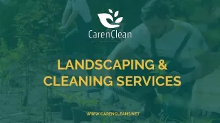 Landscaping Services - Landscaping Company Dubai - CarenClean