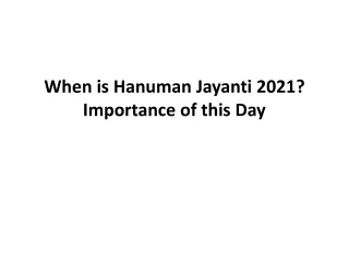 When is Hanuman Jayanti 2021? Importance of this Day