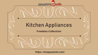 Kitchen Appliances Online at ShoppySanta