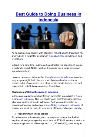 best-guide-to-doing-business-in-indonesia