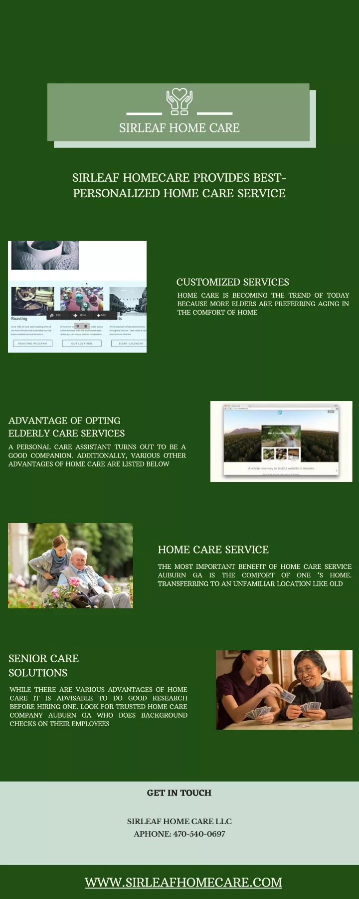 sirleaf homecare provides best personalized home