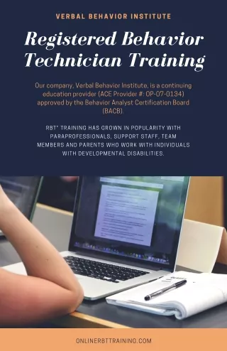 Registered Behavior Technician Training