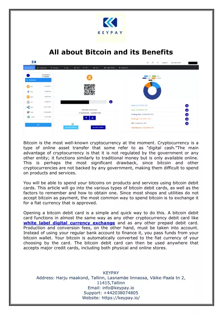 all about bitcoin and its benefits