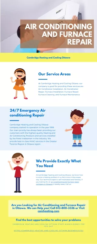 Furnace and air conditioning repair in ottawa
