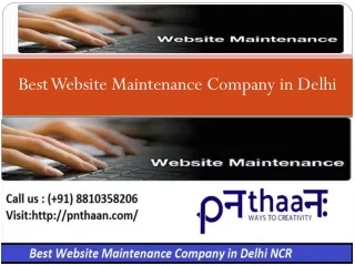 Best Website Maintenance Company in Delhi NCR