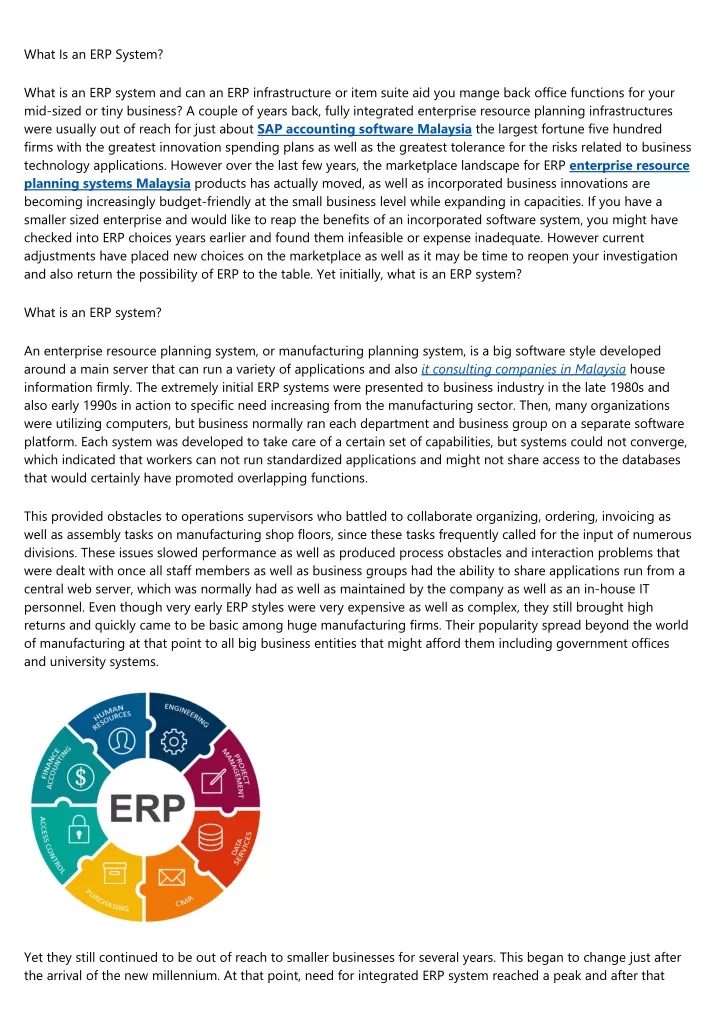 what is an erp system