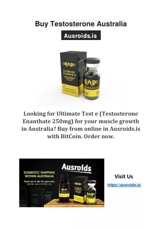 Buy Testosterone Australia ausroids