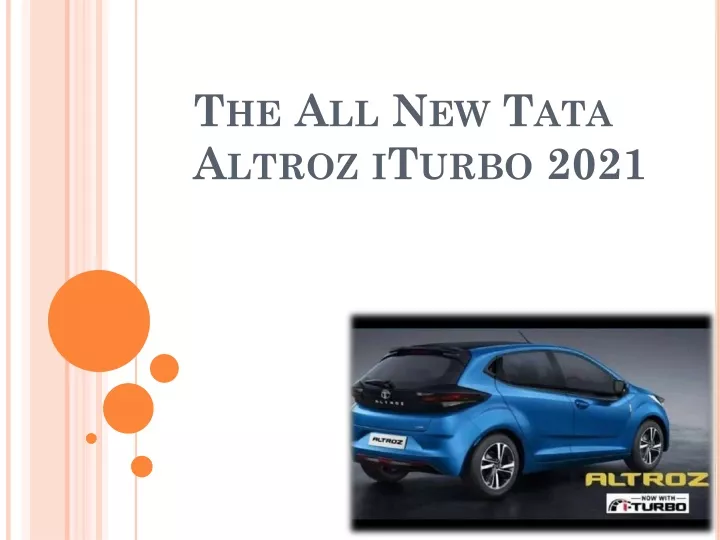 the all new tata altroz iturbo 2021
