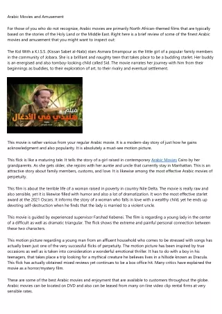 How to Save Money on arabic movies