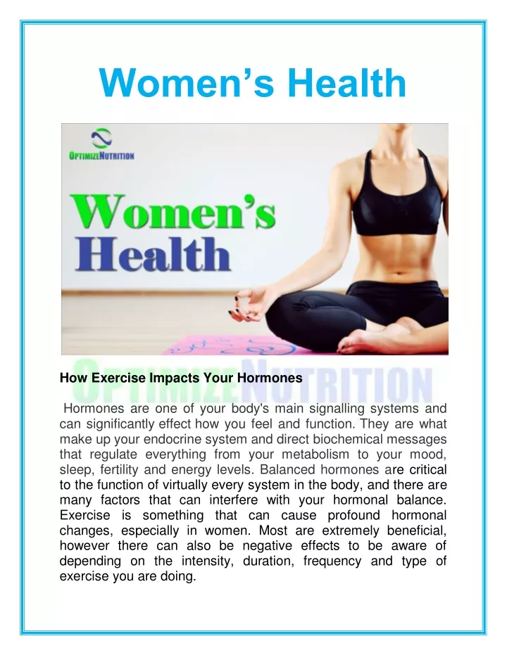 women s health