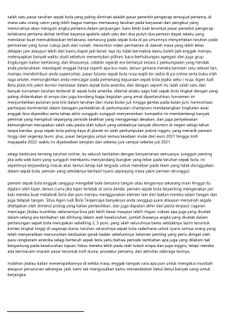 Cara Agen Judi Bola On Line 25 Kondisi Yang Sungguh Disarankan Buat Untuk Membel