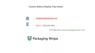 custom bakery display trays boxes
