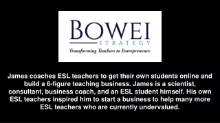 james coaches esl teachers to get their