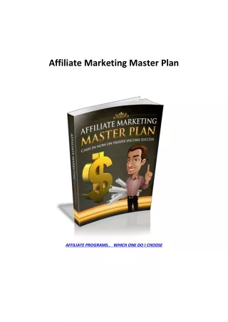 Affiliate Marketing Master Plan-converted