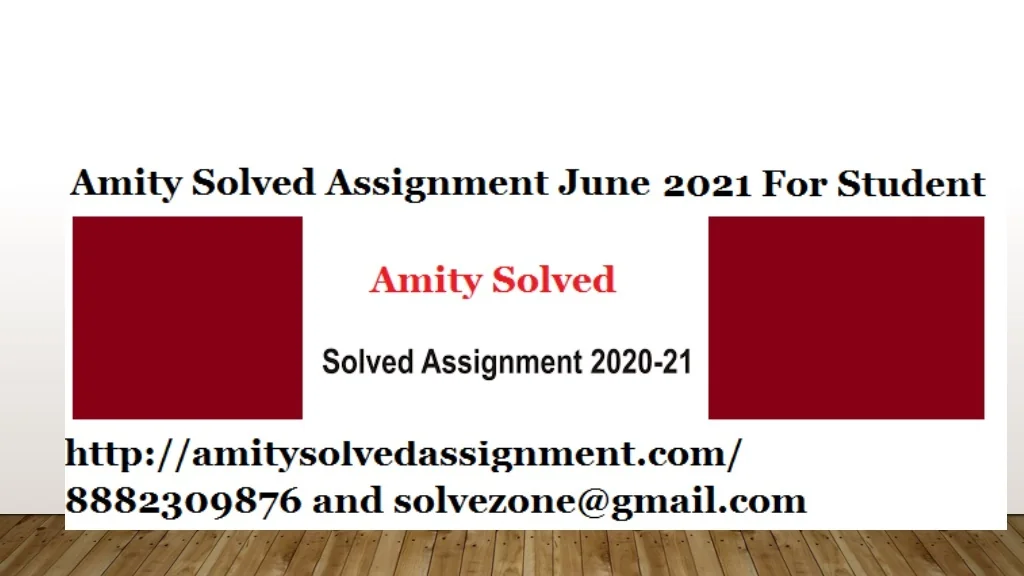 PPT - Amity solved assignment june 2021 PowerPoint Presentation, free ...