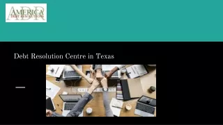 debt resolution centre in texas