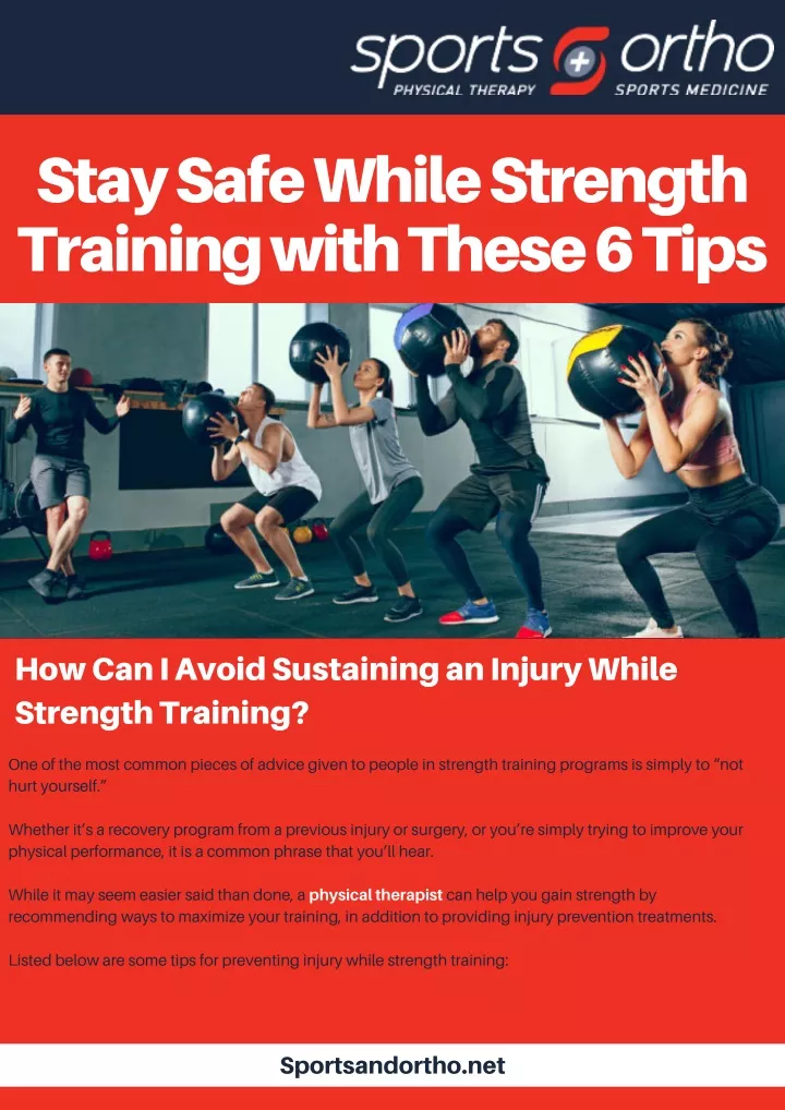 stay safe while strength training with these